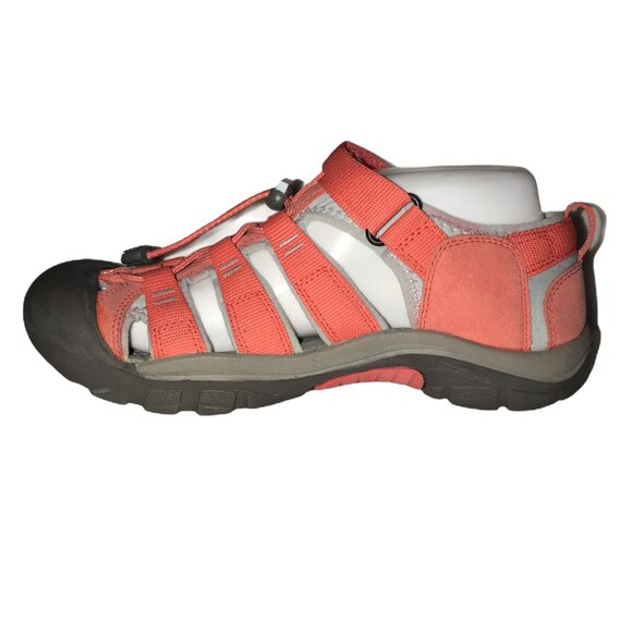 Keen Pink Leather Sandals Mens 6 Canvas Hiking Camping Outdoor Water Shoes main image 8